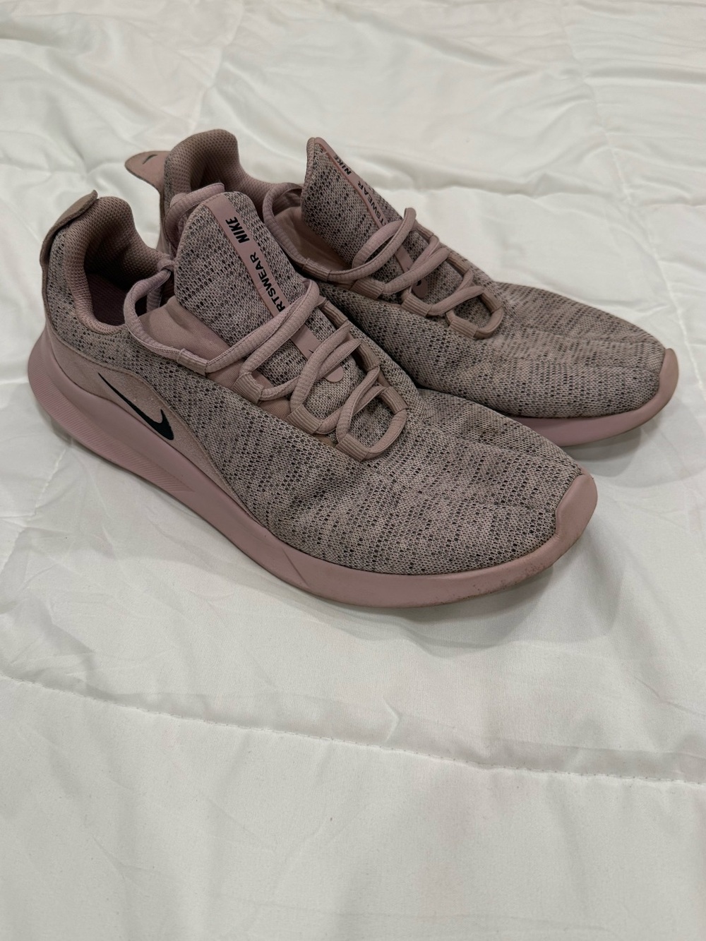 Nike Viale Premium "Plum Chalk" Pink Mesh Sneakers - Women's Size 9